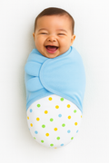 Adjustable Infant Swaddle for Newborns (5–10 lbs) – Blue