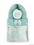 Silk Baby Carry Nest - Baby Sleeping Bag - Infant Sleeping Sack - Silk Green