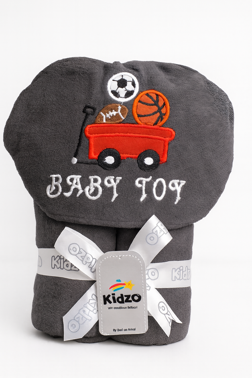 Baby Hooded Character Bath Towel – 30x33 Inches (Soft & Absorbent)