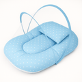Mosquito Net Carry Nest – Sky Blue Polka Dot