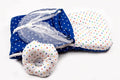 Navy Blue Polka Dot Baby Carry Nest with Mosquito Net (3-in-1 Set)