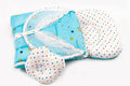 Blue Star Print Baby Carry Nest with Mosquito Net (3-in-1 Set)