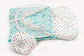 Multicolor Heart & Sky Print Baby Carry Nest with Mosquito Net (3-in-1)