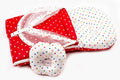 Red Polka Dot Baby Carry Nest with Mosquito Net (3-in-1 Set)