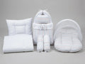 White Strip Baby Bedding Set | Infant Sleeping Bed | white (Copy)